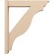 Ekena Millwork 6-in W x 30-in D x 36-in H Funston Trad Rough Cedar Woodgrain TimberThane Outlooker, Primed Tan OUTUR060X30X36FST04RCPR - alternate 3